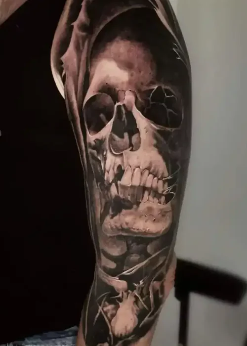 Totenkopf Tattoos in Eschwege